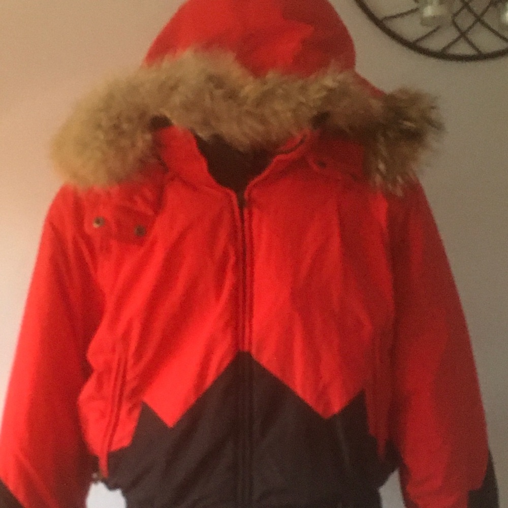 CB Sports Red/Black Ski Coat